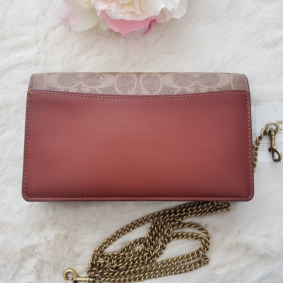 🍅New Coach Callie Foldover Chain - Picture 3 of 8